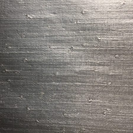 grasscloth silver metallic sample